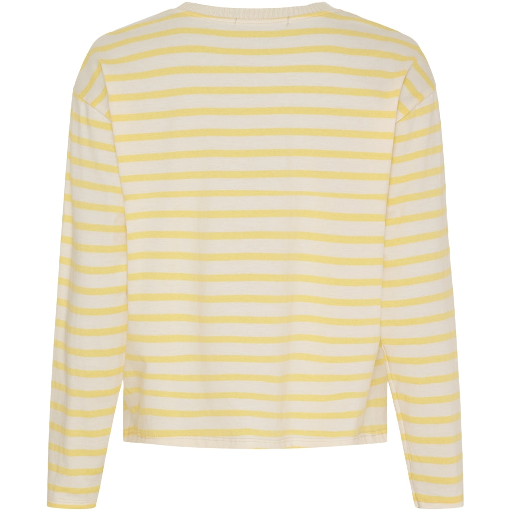 MARTA DU CHATEAU Marta du Chateau dam långärmad T-shirt MdcKara 58709 LS Tee Yellow