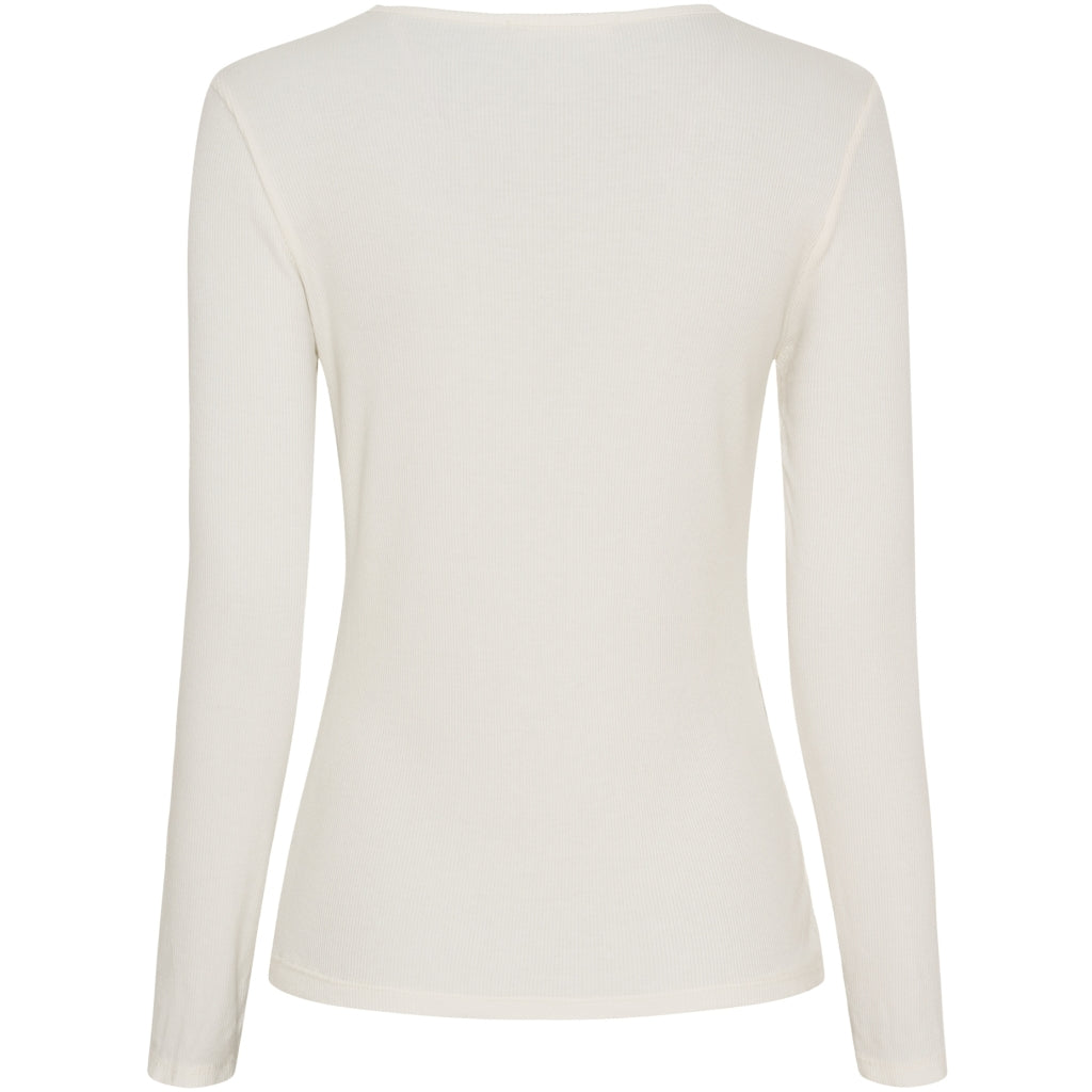 MARTA DU CHATEAU Marta du Chateau dam långärmad t-shirt MdcAster 4906 LS Tee Cream