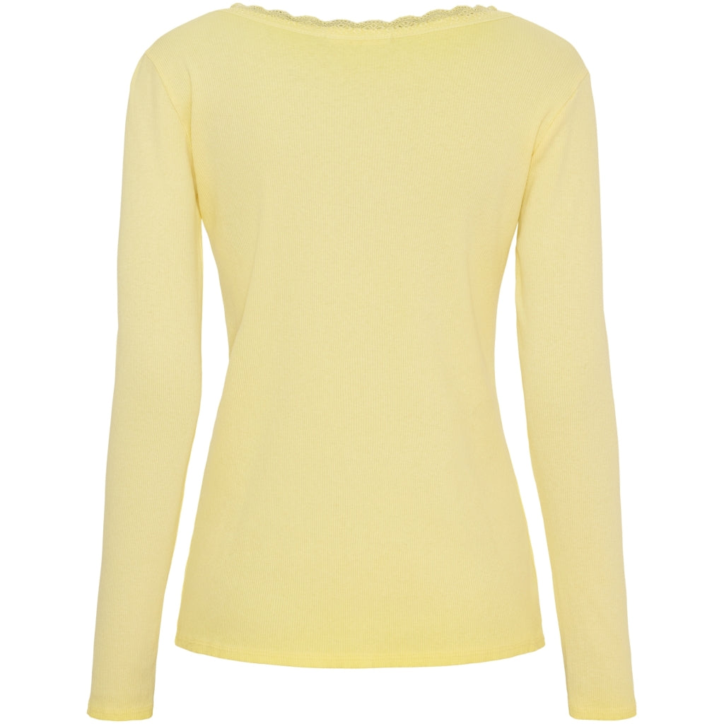 MARTA DU CHATEAU Marta du Chateau dam långärmad t-shirt MdcBelinda 24160 LS Tee Yellow