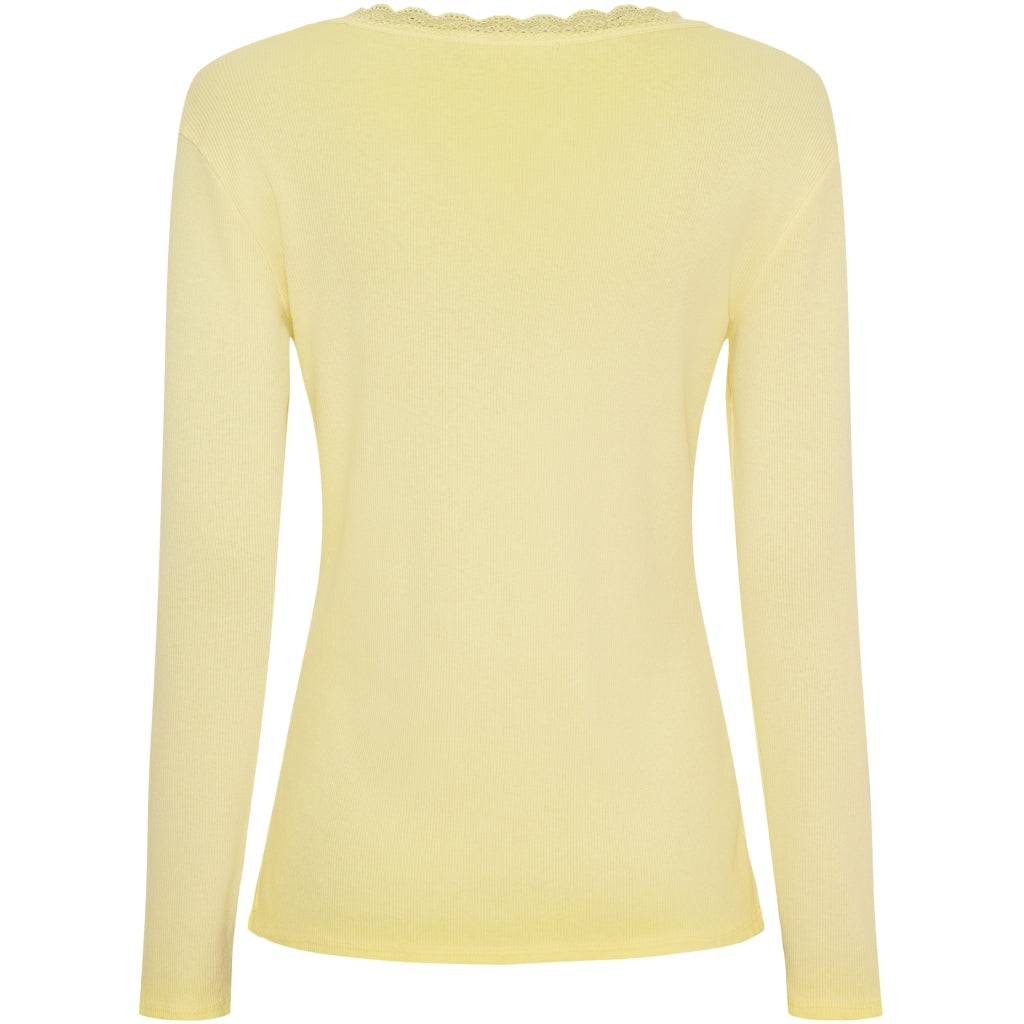 MARTA DU CHATEAU Marta du Chateau dam långärmad t-shirt MdcCalista 2500 LS Tee Yellow