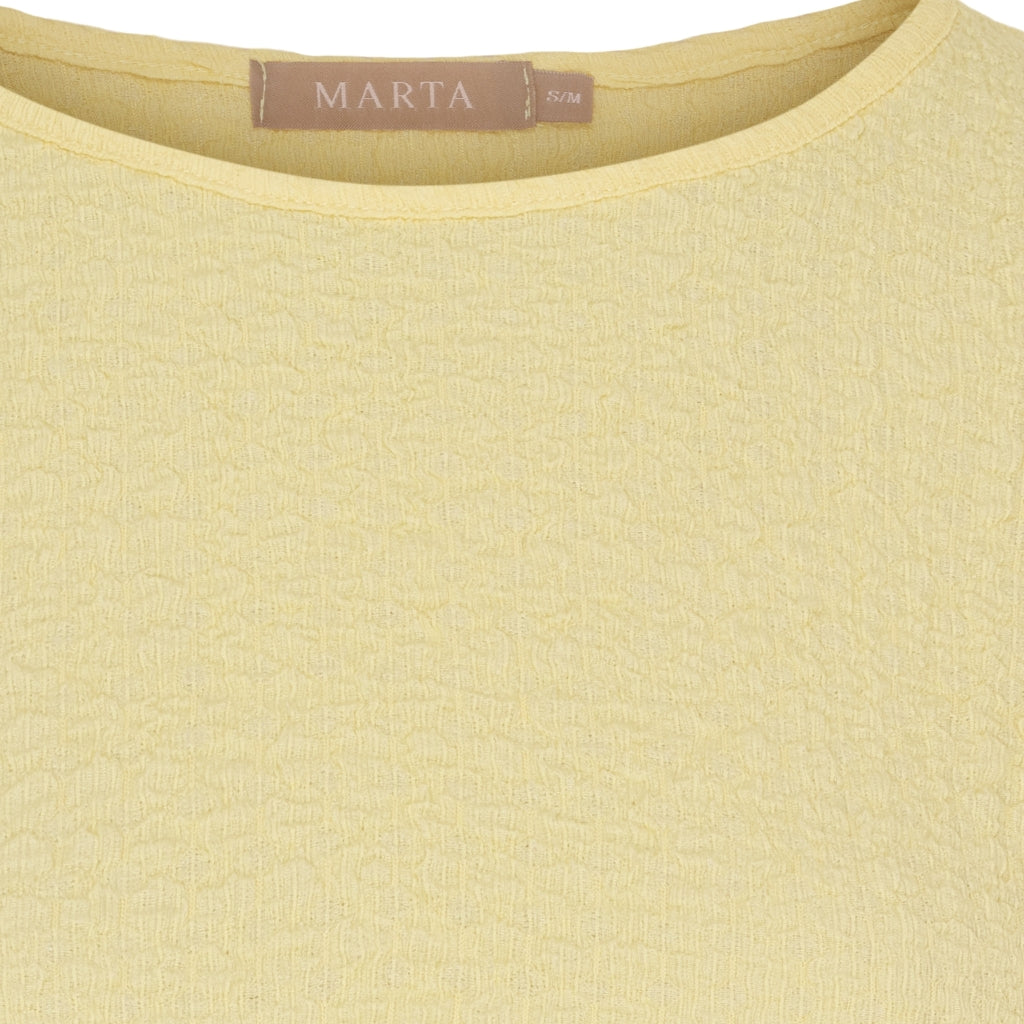 MARTA DU CHATEAU Marta du Chateau dam långärmad t-shirt MdcVionne 38915M Robyn LS Tee Yellow536