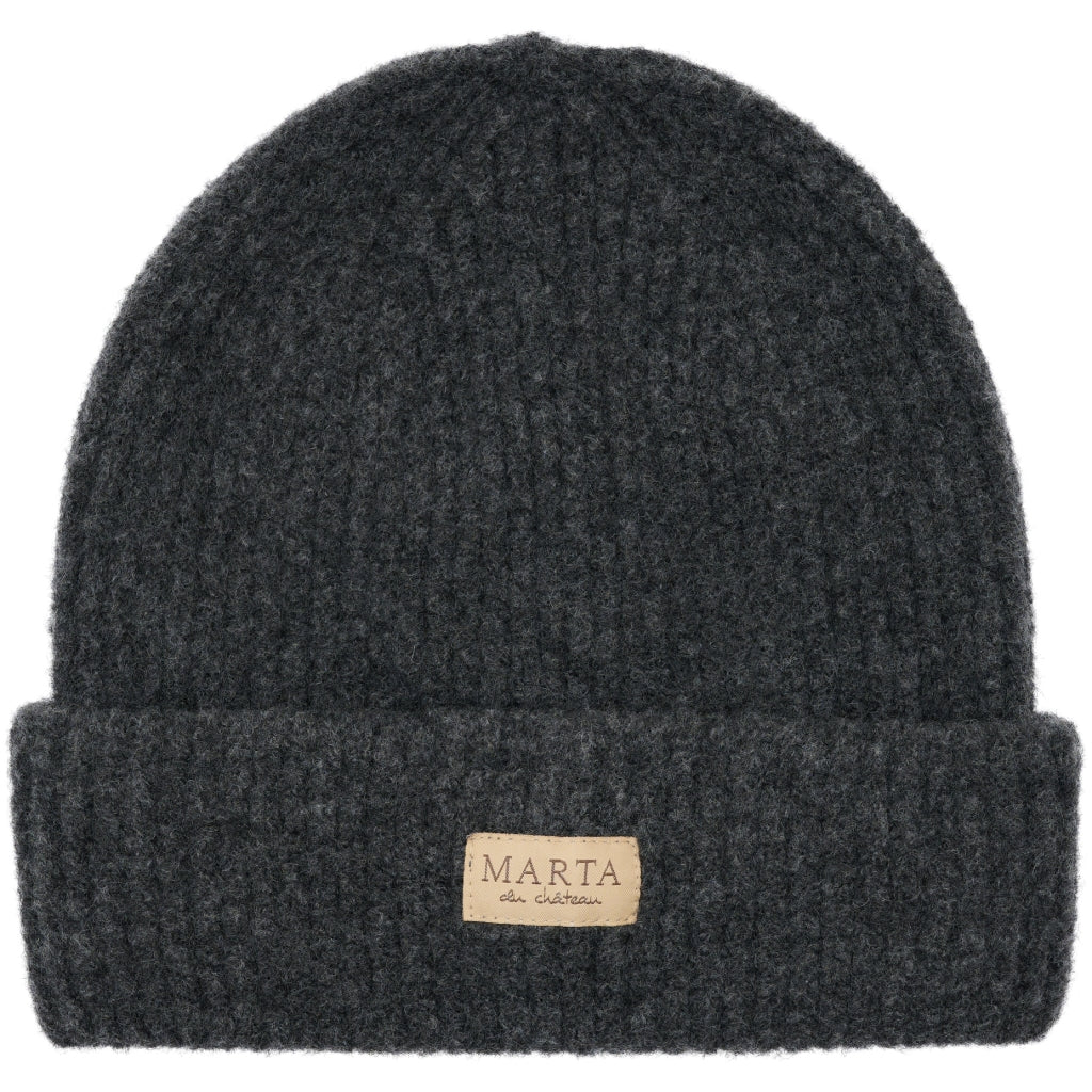 MARTA DU CHATEAU Marta du Chateau dam mössa MdcDelie 151512 Hats Dark Grey