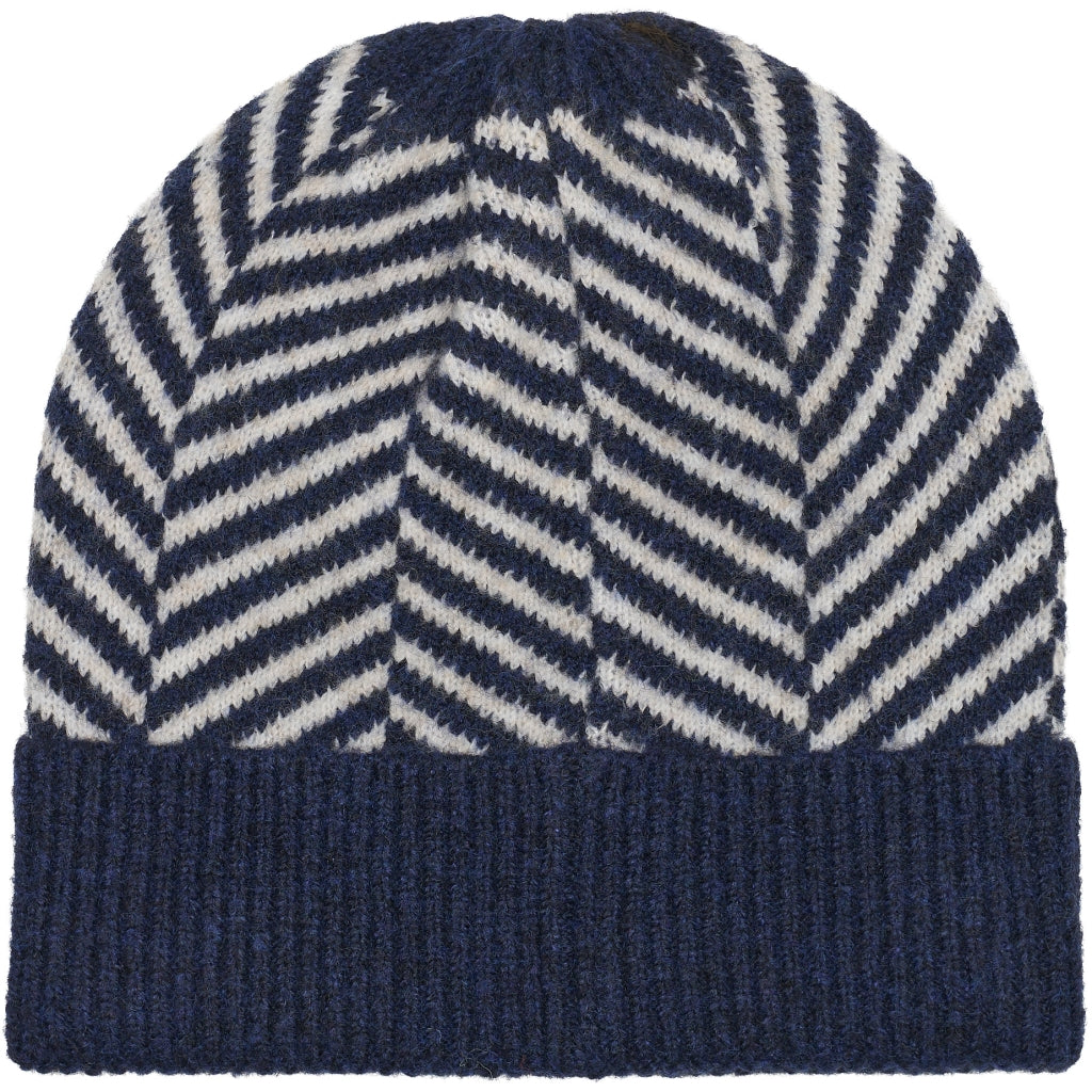 MARTA DU CHATEAU Marta du Chateau dam mössa MdcPolly T1207 Hats Blue/Beige