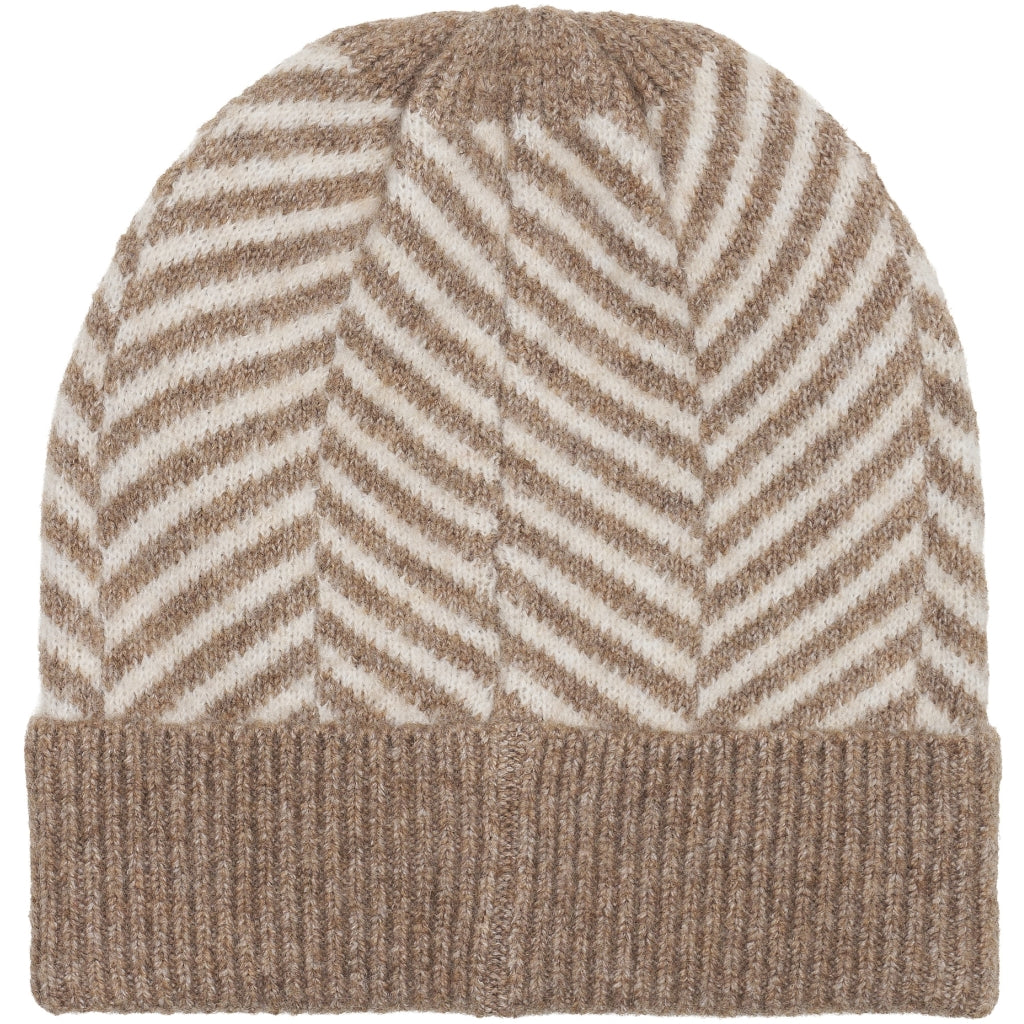 MARTA DU CHATEAU Marta du Chateau dam mössa MdcPolly T1207 Hats Fango/Offwhite