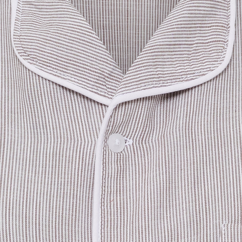 MARTA DU CHATEAU Marta du Chateau dam pyjamas skjorta MdcPil MN140125-003 Shirt Light Brown