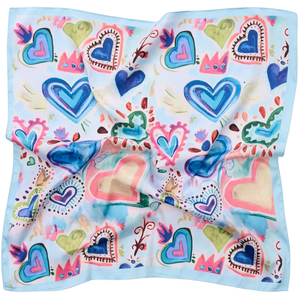 MARTA DU CHATEAU Marta du Chateau dam scarf MdcFinja BA-Scarf Scarf Blue3329