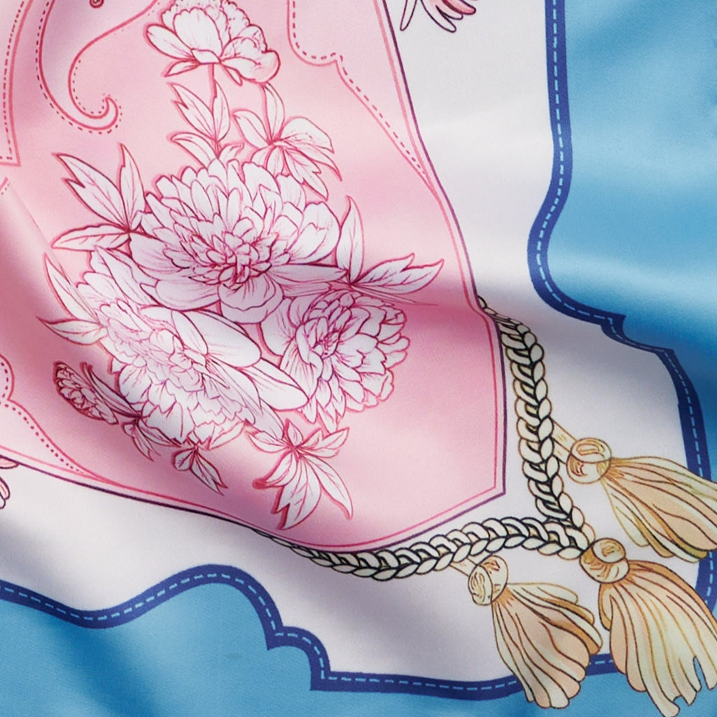 MARTA DU CHATEAU Marta du Chateau dam scarf MdcFinja BA-Scarf Scarf Blue3533
