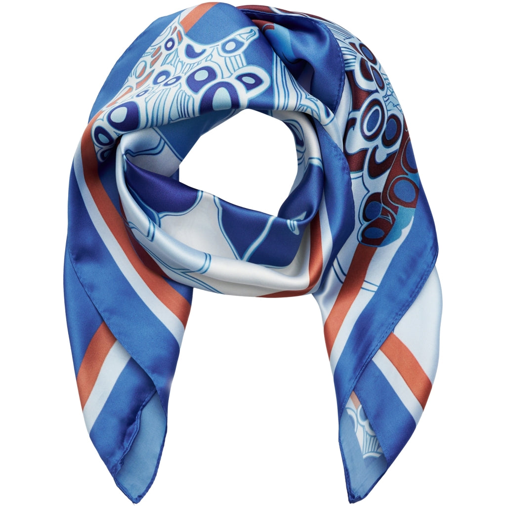 MARTA DU CHATEAU Marta du Chateau dam scarf MdcFinja BA-Scarf Scarf Blue3559