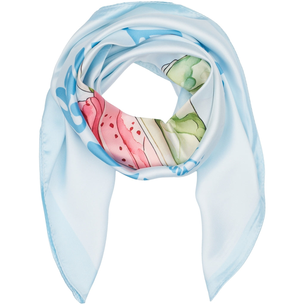 MARTA DU CHATEAU Marta du Chateau dam scarf MdcFinja BA-Scarf Scarf Blue4127