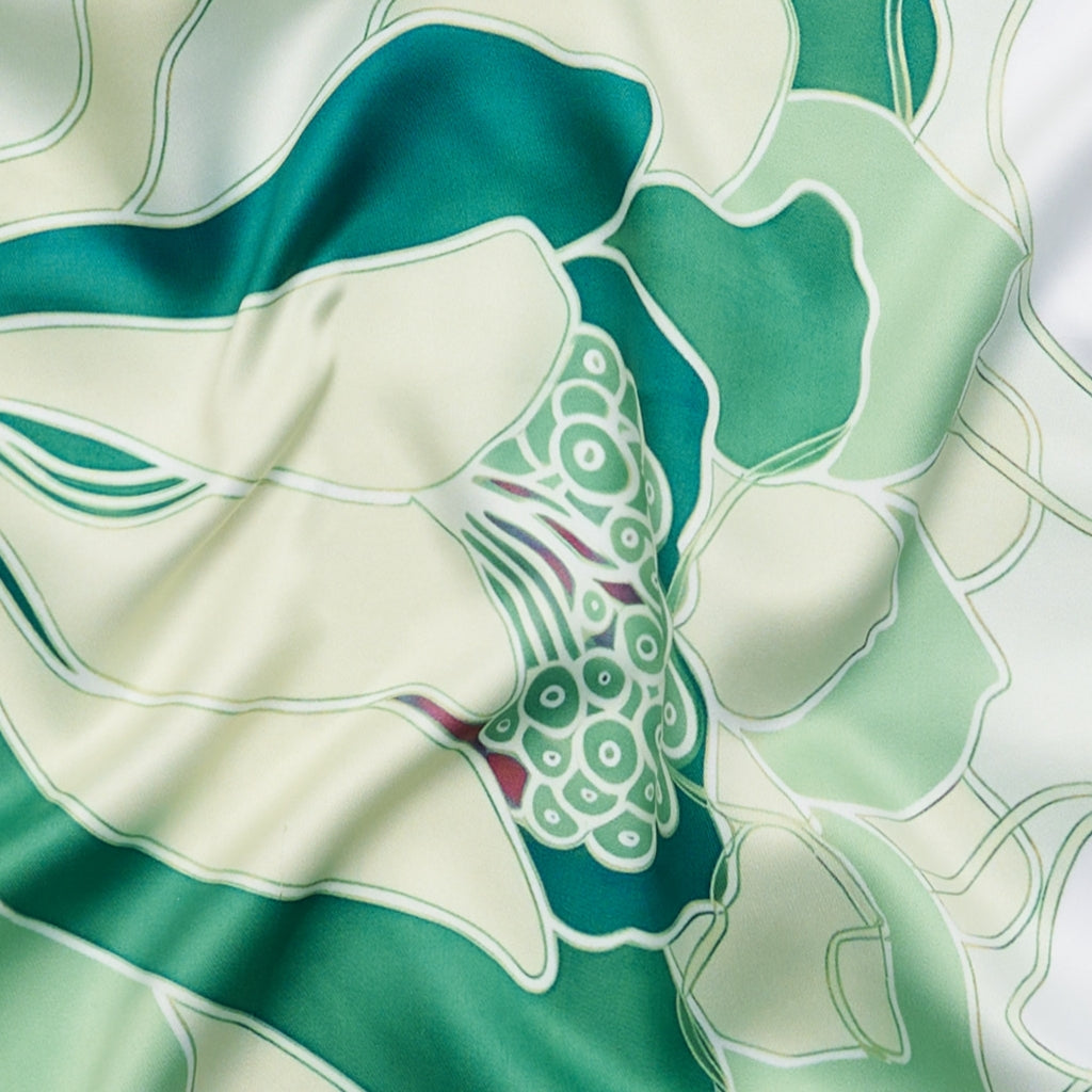MARTA DU CHATEAU Marta du Chateau dam scarf MdcFinja BA-Scarf Scarf Green3559