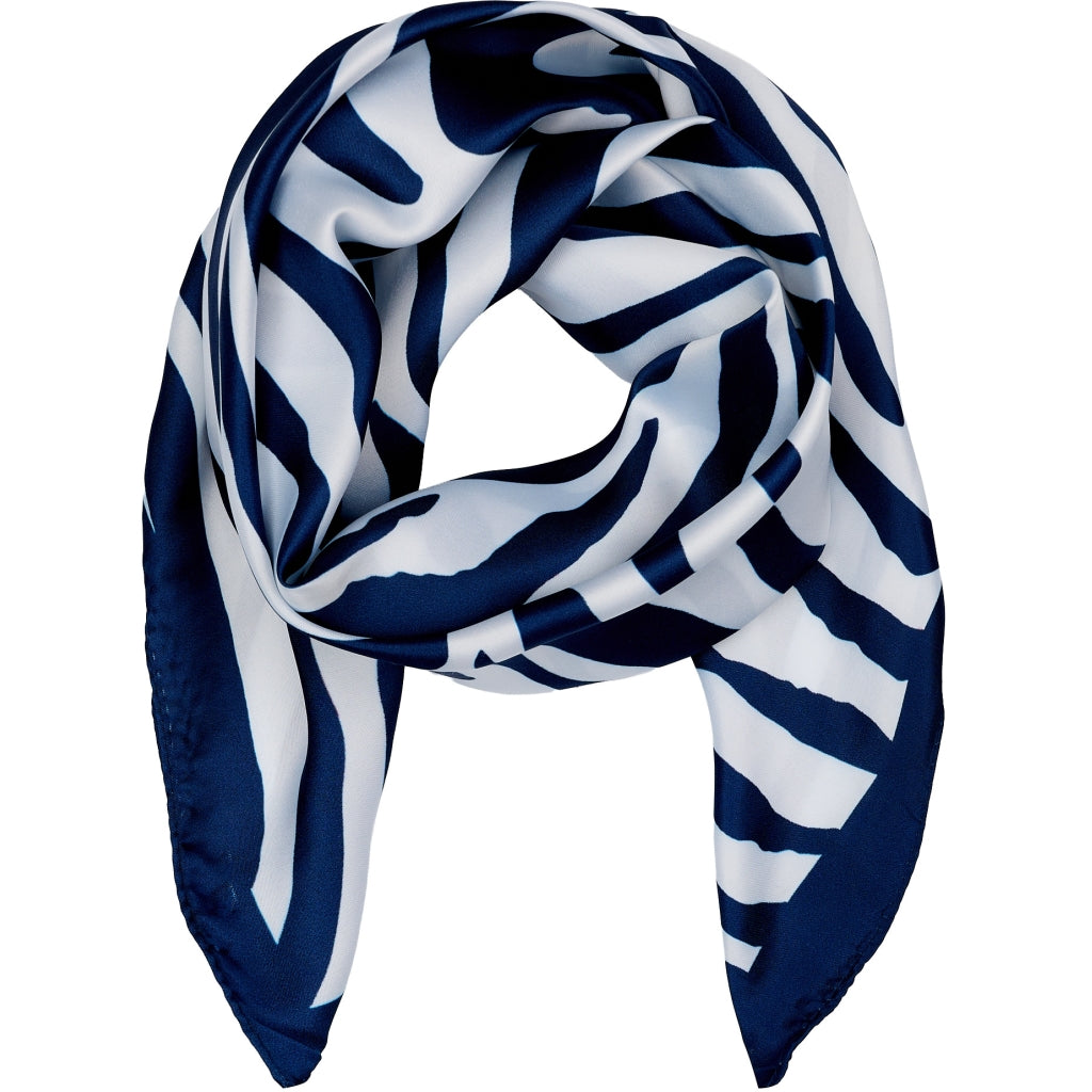 MARTA DU CHATEAU Marta du Chateau dam scarf MdcFinja BA-Scarf Scarf Navy4059