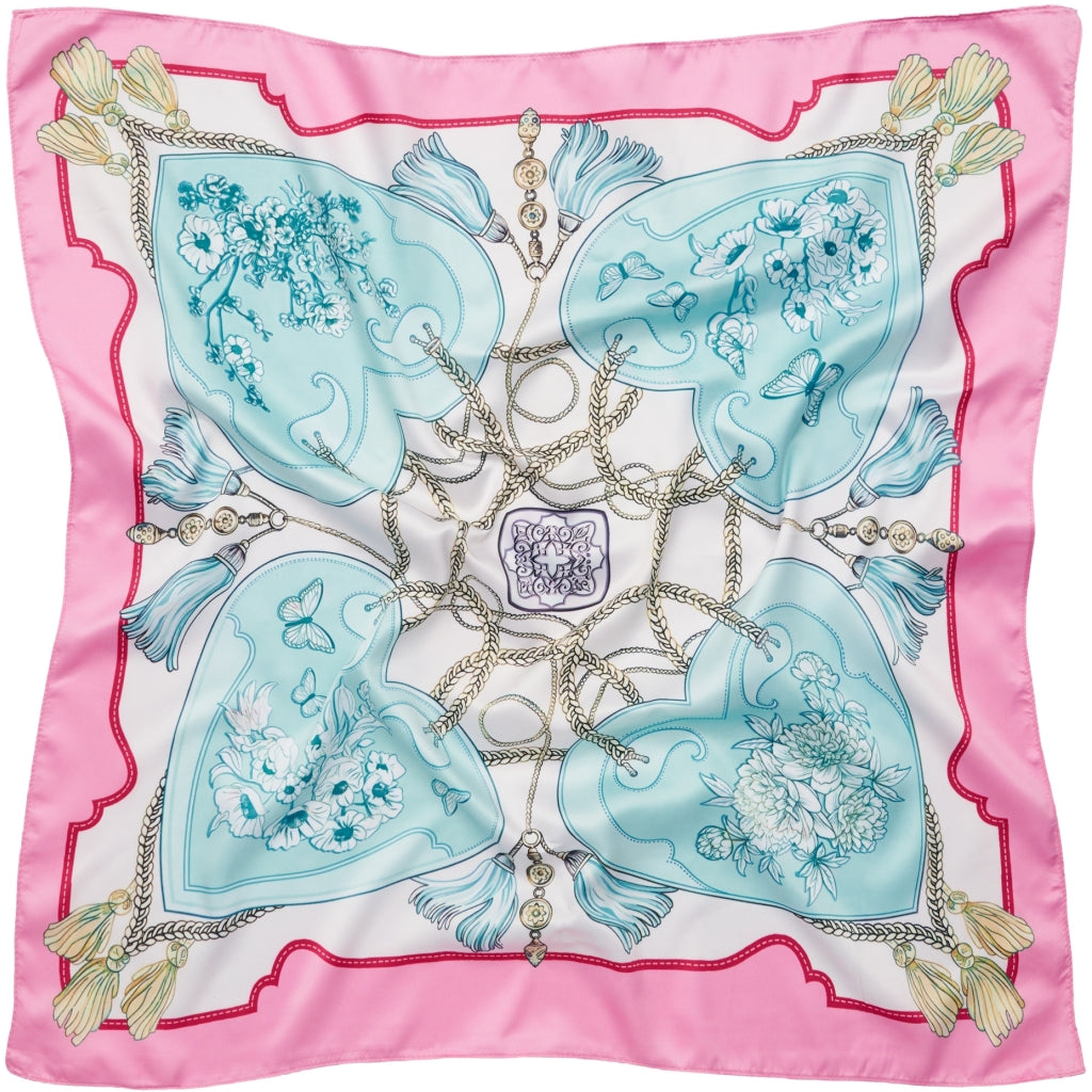 MARTA DU CHATEAU Marta du Chateau dam scarf MdcFinja BA-Scarf Scarf Pink3533