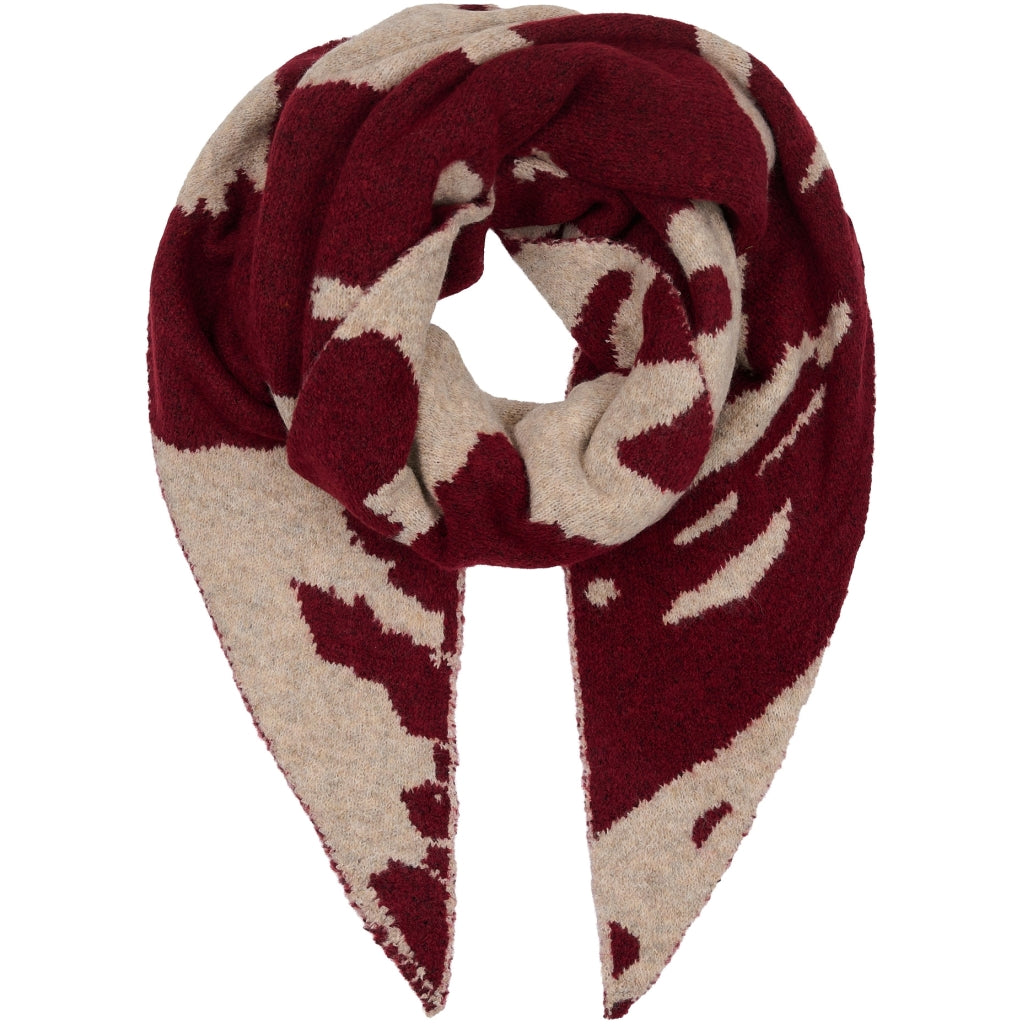 MARTA DU CHATEAU Marta du Chateau dam scarf MdcFreesia BA-2802 Scarf Bordeaux