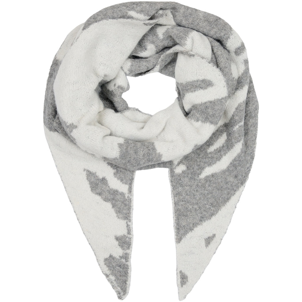 MARTA DU CHATEAU Marta du Chateau dam scarf MdcFreesia BA-2802 Scarf Light Grey