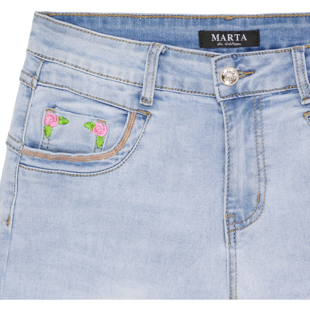 MARTA DU CHATEAU Marta du Chateau dam shorts MdcHilma MDC205-26104 Shorts Denim