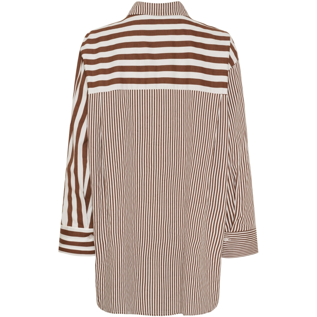 MARTA DU CHATEAU Marta du Chateau dam skjorta MdcBirch 258998 Shirt Moro Stripe