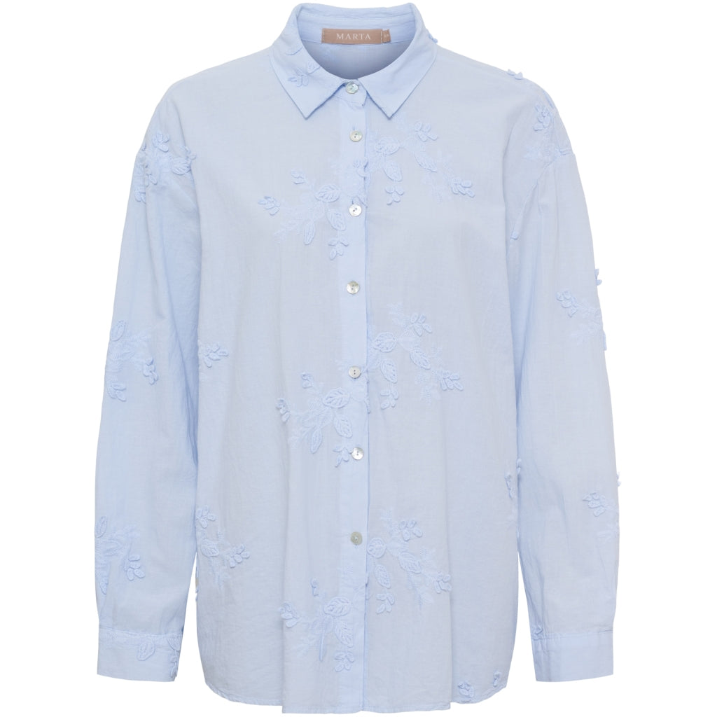 MARTA DU CHATEAU Marta du Chateau dam skjorta MdcBlair 28519 Shirt Cielo