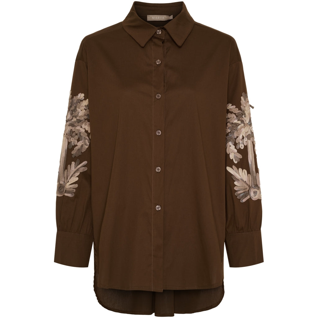 MARTA DU CHATEAU Marta du Chateau dam skjorta MdcBreeze 2518015 Shirt Moro