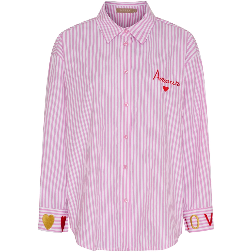 MARTA DU CHATEAU Marta du Chateau dam skjorta MdcBrith 2625/1 Shirt Pink