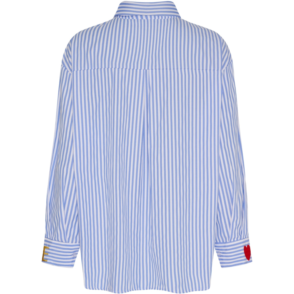 MARTA DU CHATEAU Marta du Chateau dam skjorta MdcBrith 2625/1 Shirt Sky Blue