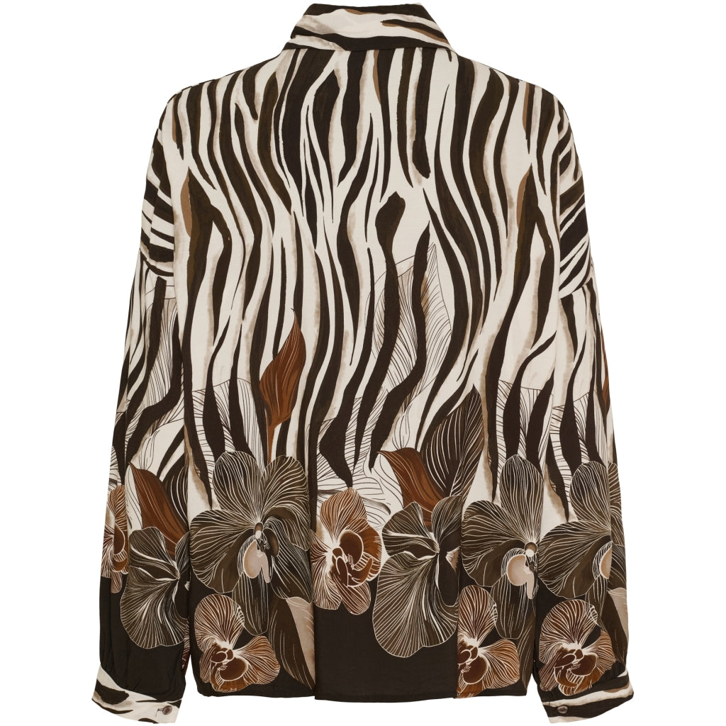 MARTA DU CHATEAU Marta du Chateau dam skjorta MdcCapri 2615 Shirt MoroPH1344DB