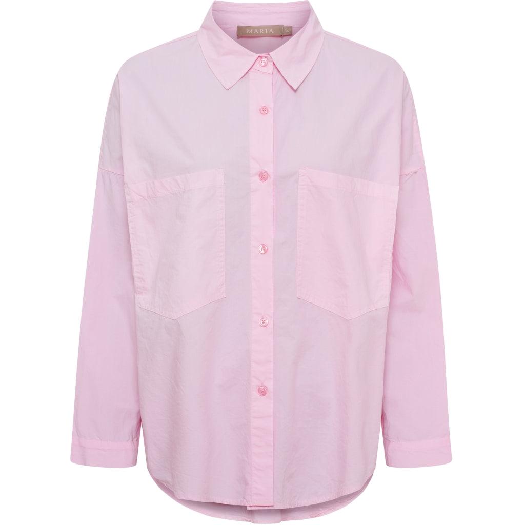 MARTA DU CHATEAU Marta du Chateau dam skjorta MdcCecile 85530 Shirt Rosa13-2808