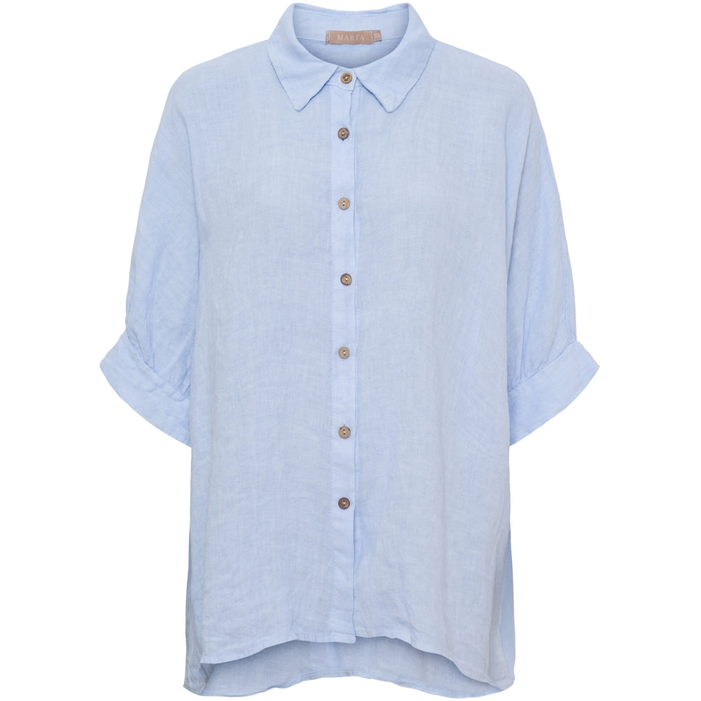 MARTA DU CHATEAU Marta du Chateau dam skjorta MdcCirelle 86250 Shirt Cielo