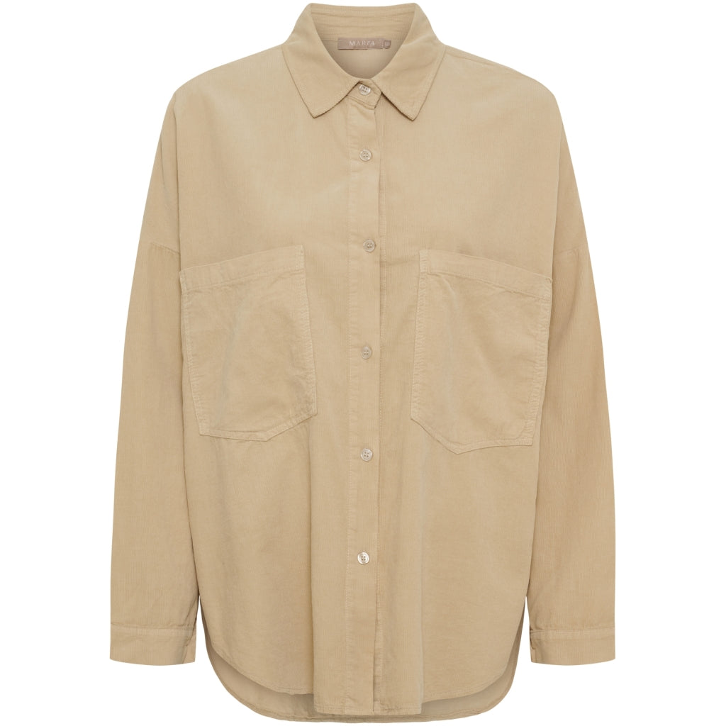 MARTA DU CHATEAU Marta du Chateau dam skjorta MdcColine 258037 Shirt Cappuccino5038