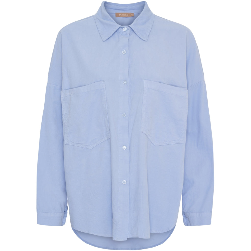 MARTA DU CHATEAU Marta du Chateau dam skjorta MdcColine 258037 Shirt Celeste2389