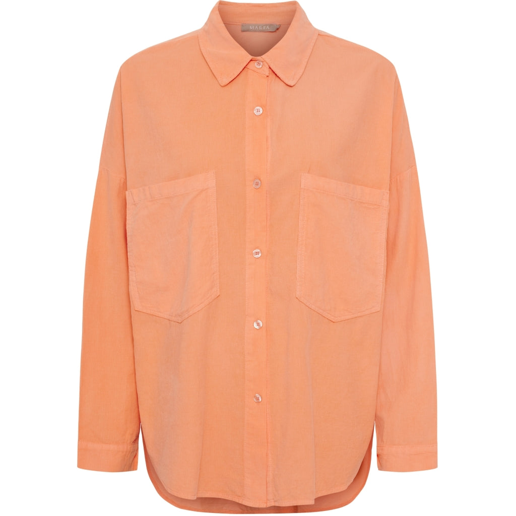 MARTA DU CHATEAU Marta du Chateau dam skjorta MdcColine 258037 Shirt Salmone2194