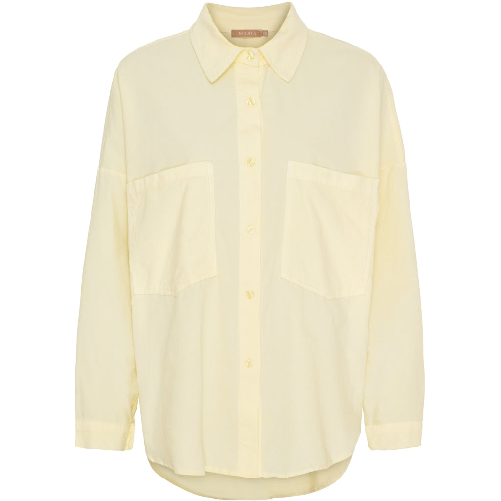 MARTA DU CHATEAU Marta du Chateau dam skjorta MdcColine 258037 Shirt Yellow