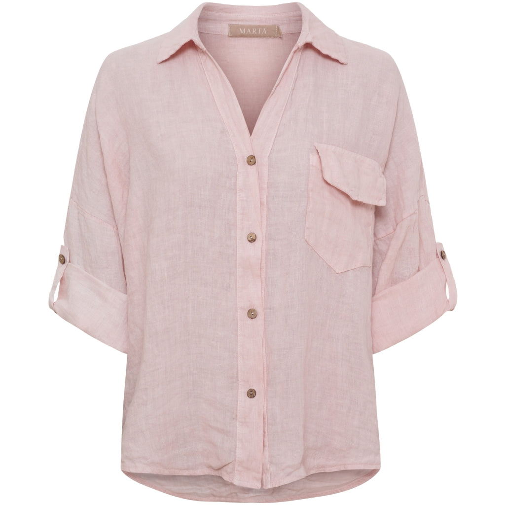 MARTA DU CHATEAU Marta du Chateau dam skjorta MdcDaira 266152 Shirt Cipria