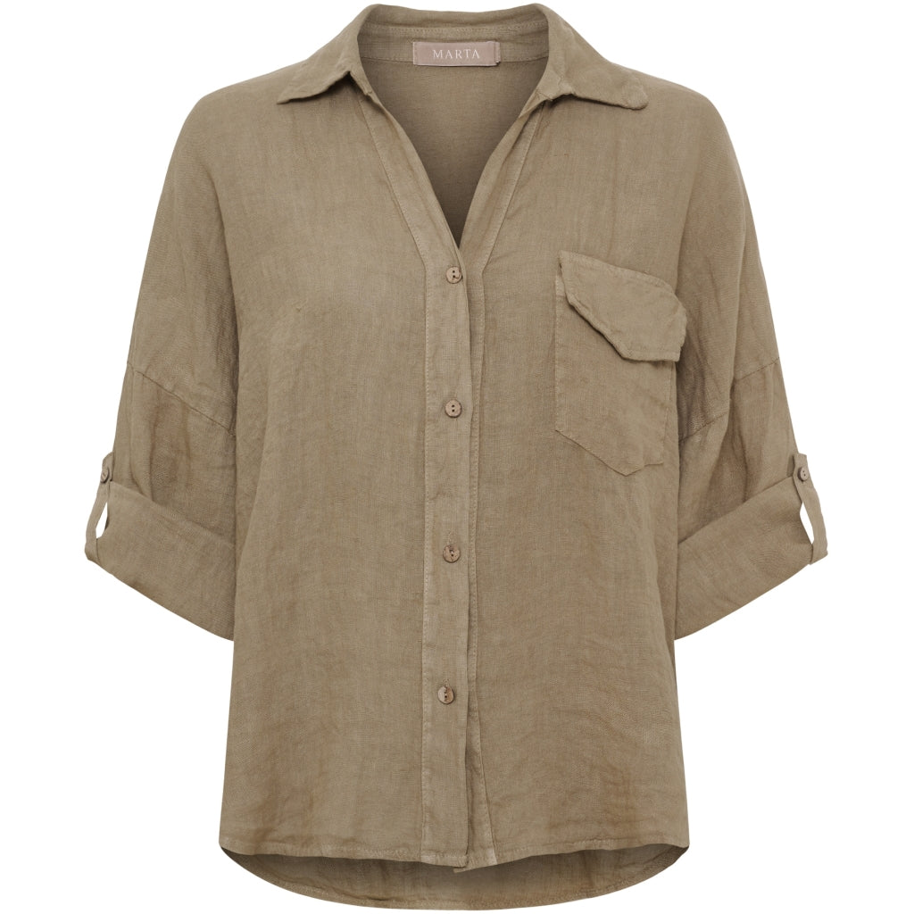 MARTA DU CHATEAU Marta du Chateau dam skjorta MdcDaira 266152 Shirt Coloniale