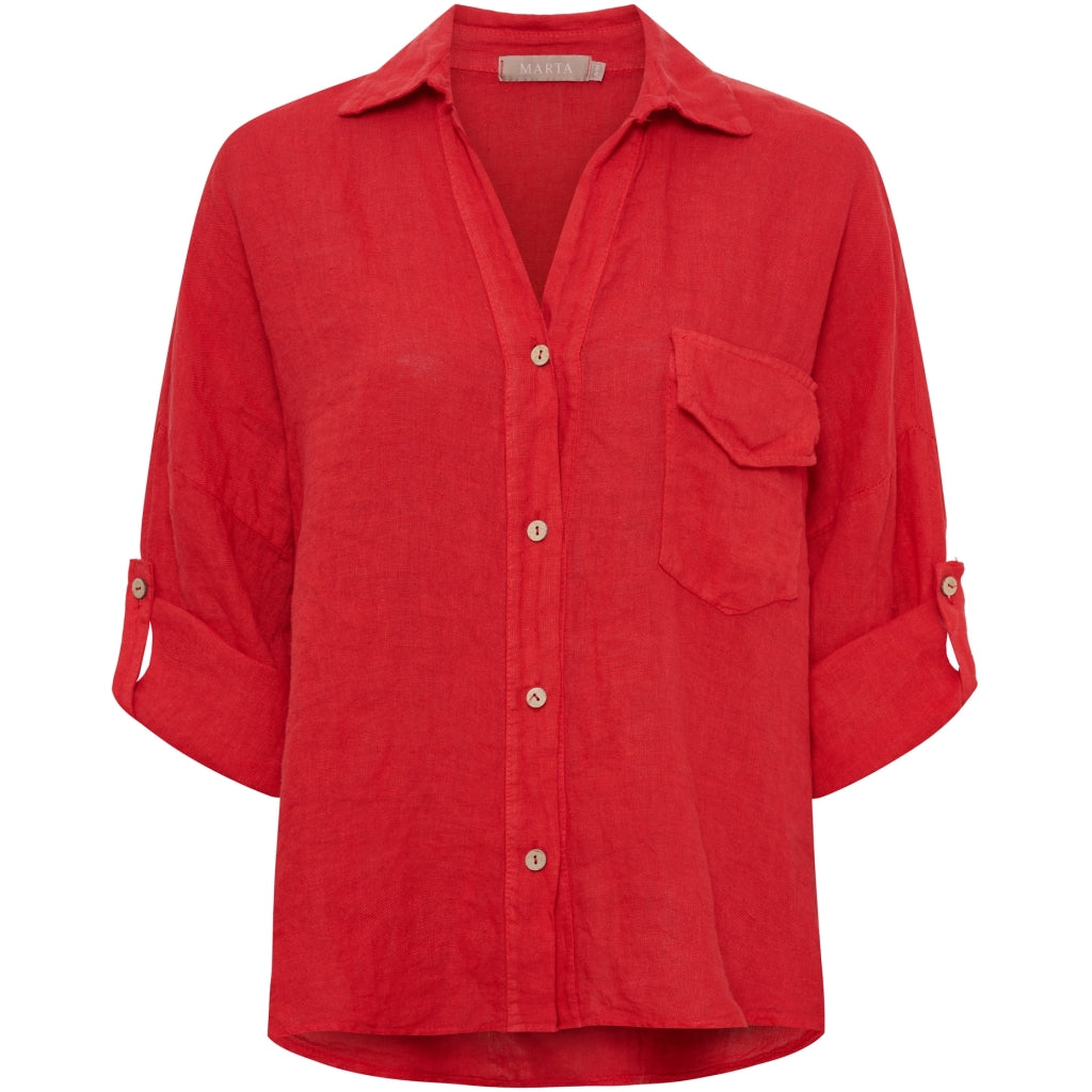 MARTA DU CHATEAU Marta du Chateau dam skjorta MdcDaira 266152 Shirt Inferno91310