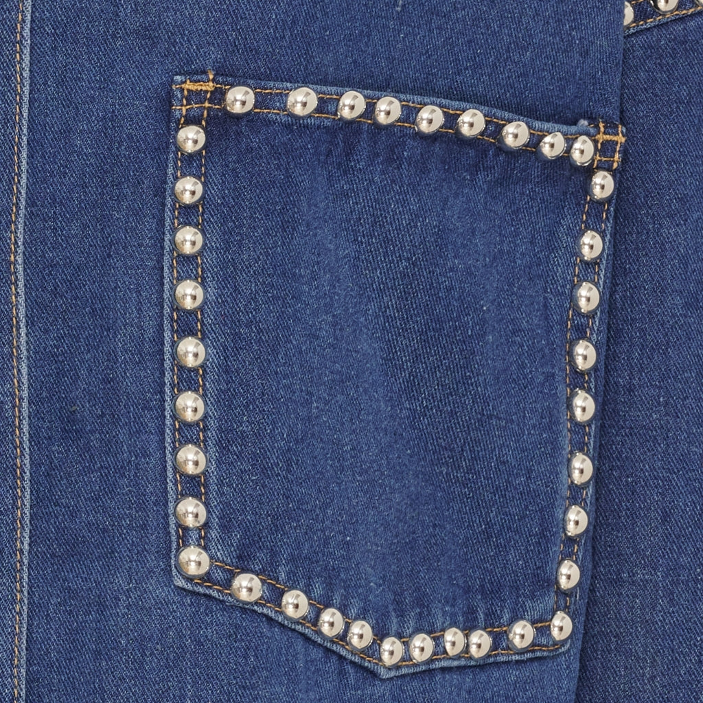 MARTA DU CHATEAU Marta du Chateau dam skjorta MdcEila MDC212-8304 Shirt Denim