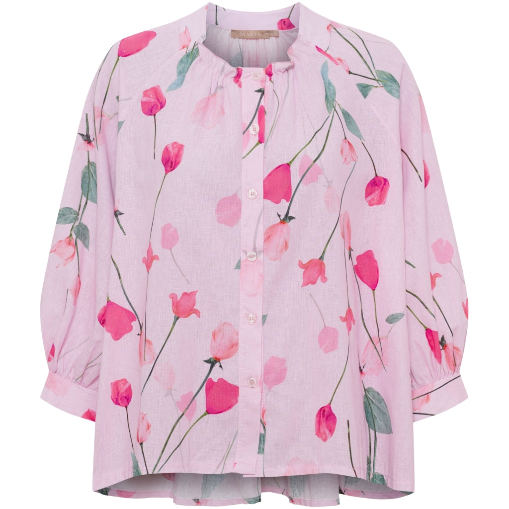MARTA DU CHATEAU Marta du Chateau dam skjorta MdcEivor 8325 Shirt Rosa7249tpg