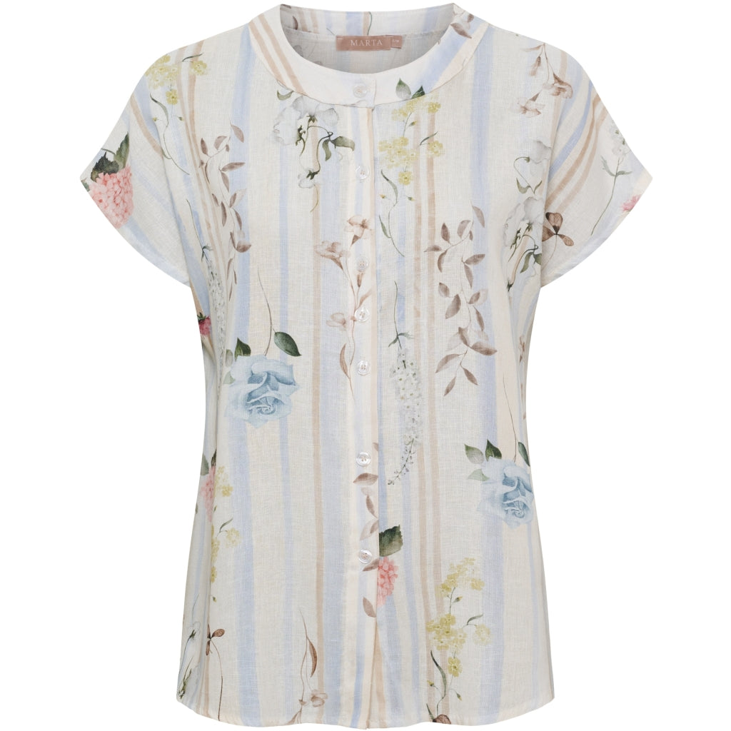 MARTA DU CHATEAU Marta du Chateau dam skjorta MdcJessalyn 8347 Shirt Celeste1779ppb