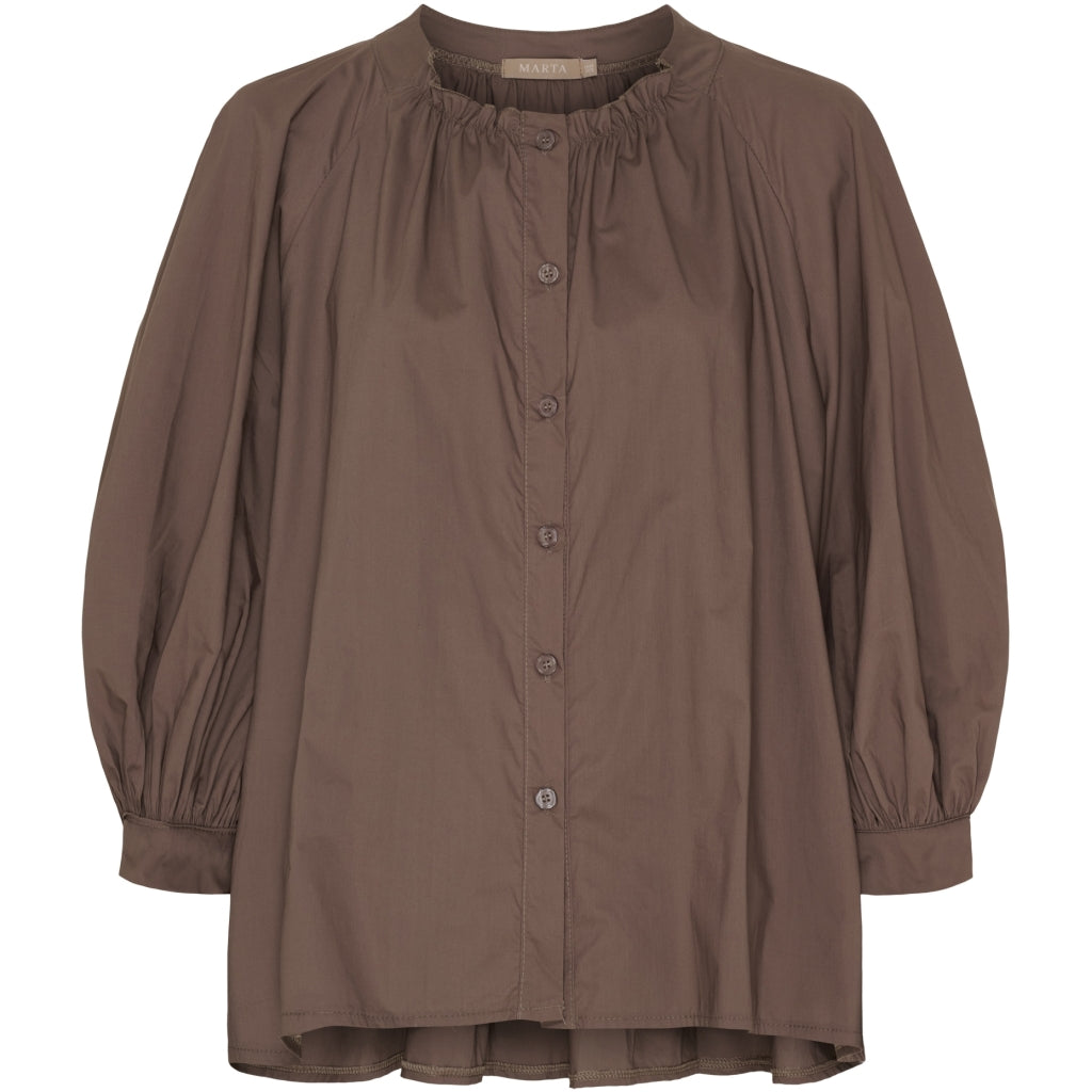 MARTA DU CHATEAU Marta du Chateau dam skjorta MdcJoelle 268191 Shirt Fango22