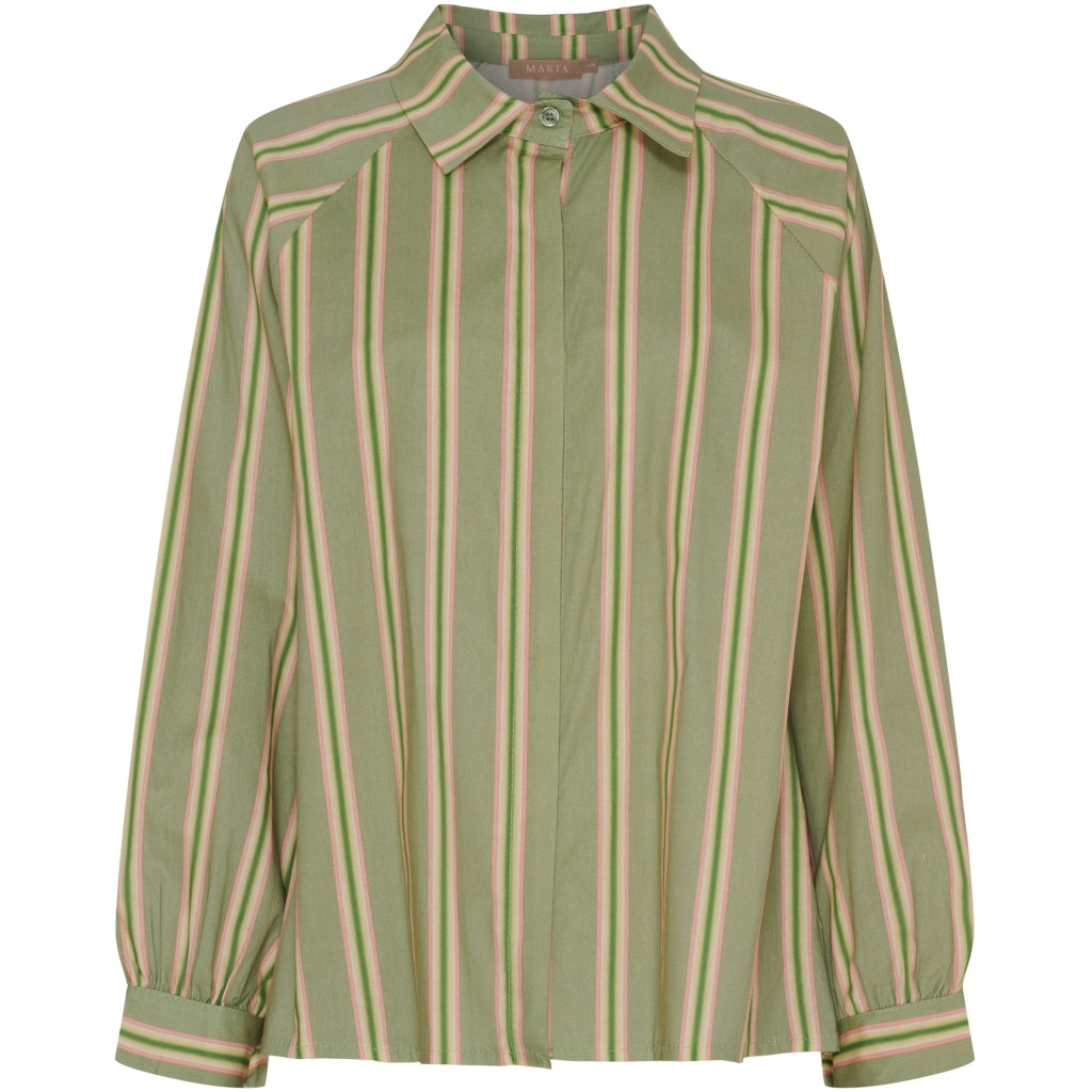 MARTA DU CHATEAU Marta du Chateau dam skjorta MdcKalia 8005 Shirt Kaki5891tpg