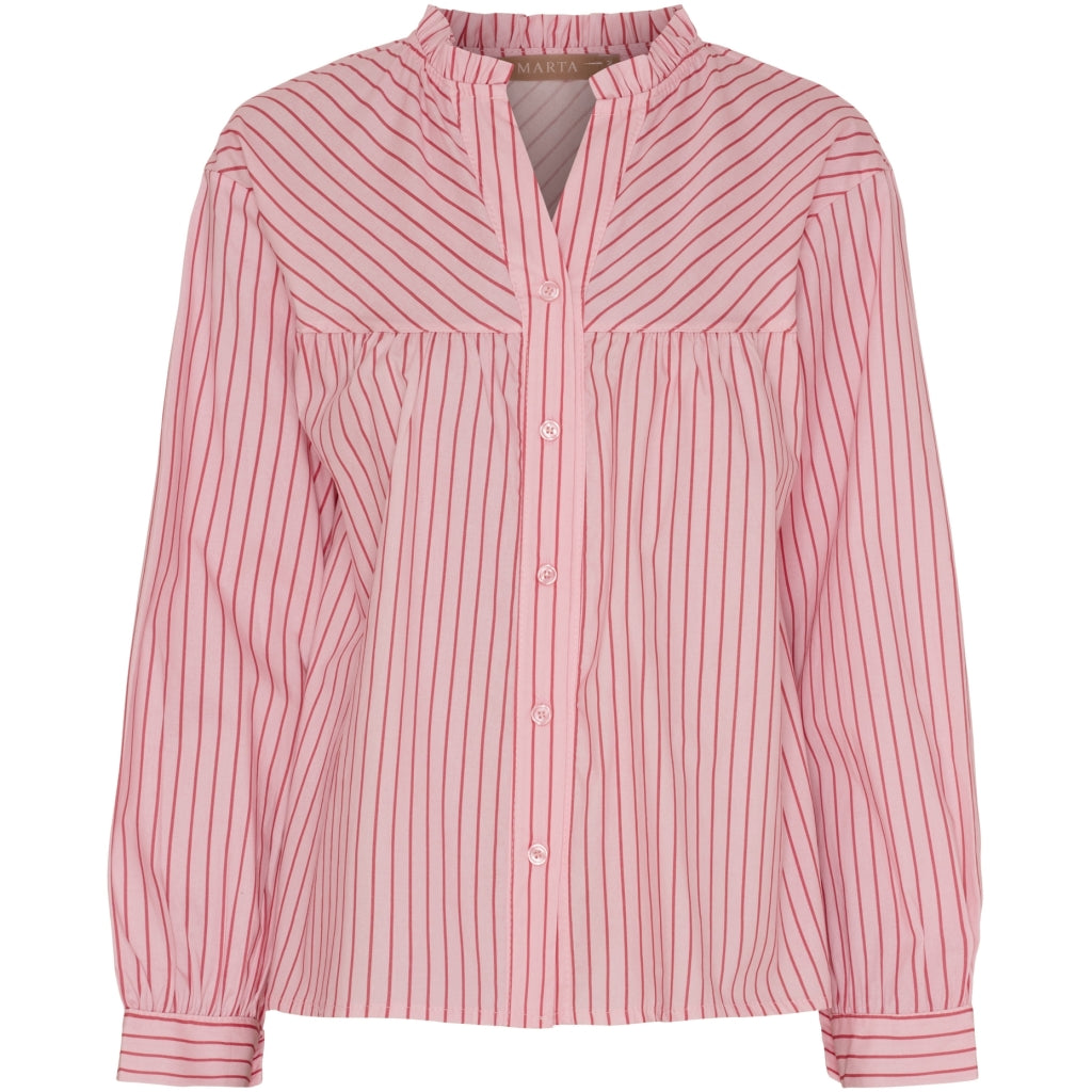 MARTA DU CHATEAU Marta du Chateau dam skjorta MdcKalina 7881 Shirt Rosa5888tpg