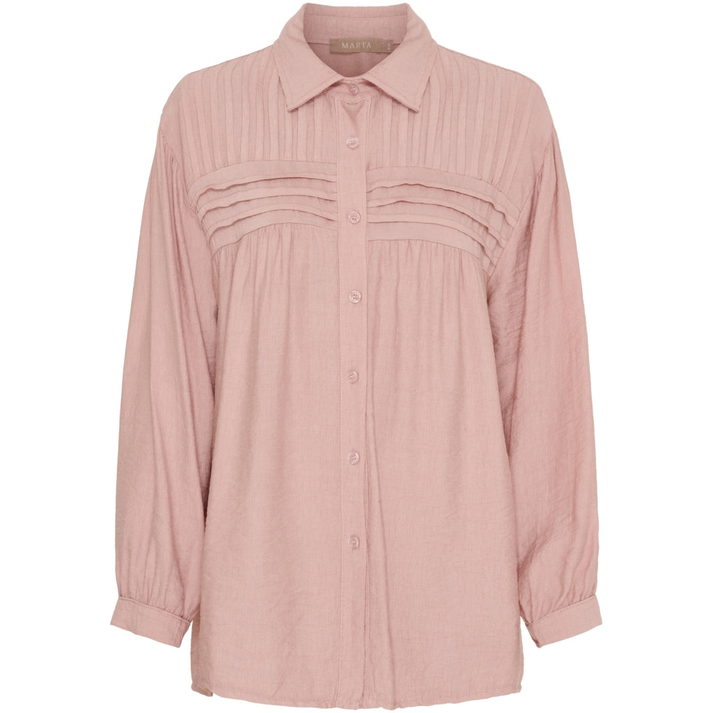 MARTA DU CHATEAU Marta du Chateau dam skjorta MdcLagoon 7546 Shirt Rosa Blush