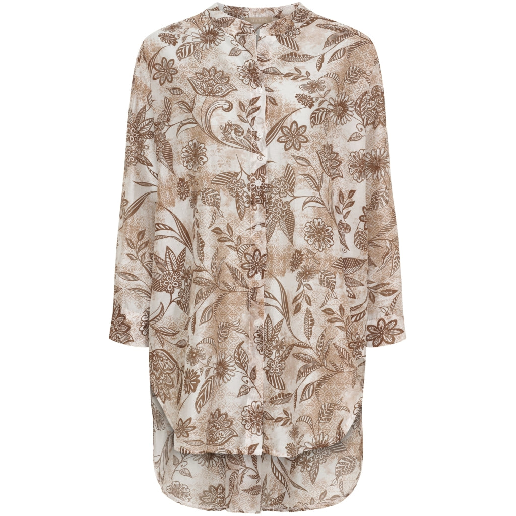 MARTA DU CHATEAU Marta du Chateau dam skjorta MdcLucca 259095 Shirt Brown