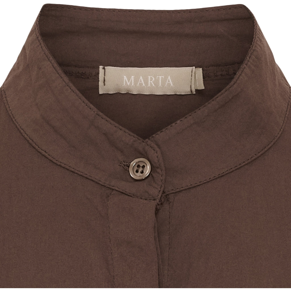 MARTA DU CHATEAU Marta du Chateau dam skjorta MdcMilano 258641 Shirt Moro