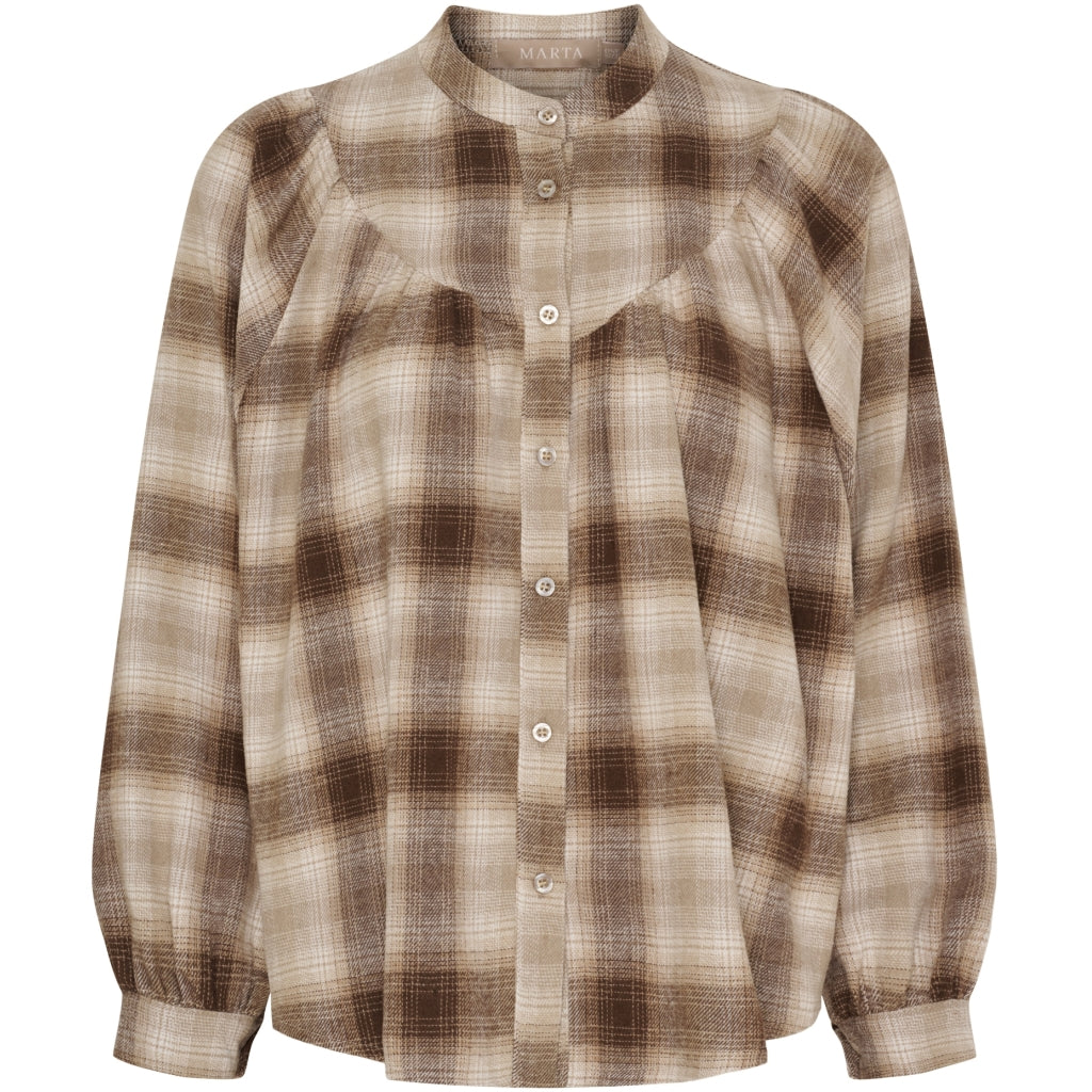 MARTA DU CHATEAU Marta du Chateau dam skjorta MdcMilou 28474M Shirt Beige