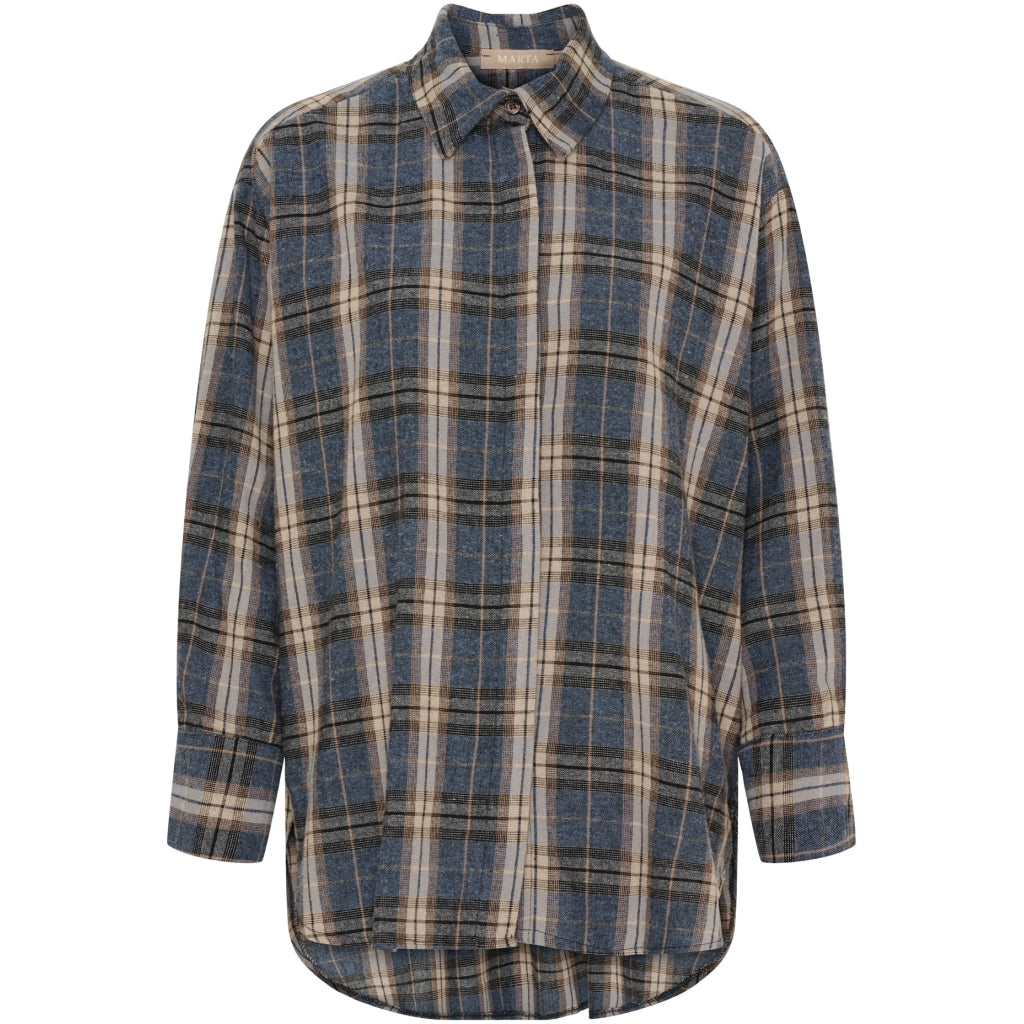 MARTA DU CHATEAU Marta du Chateau dam skjorta MdcOrlanda 7497 Shirt Jeans