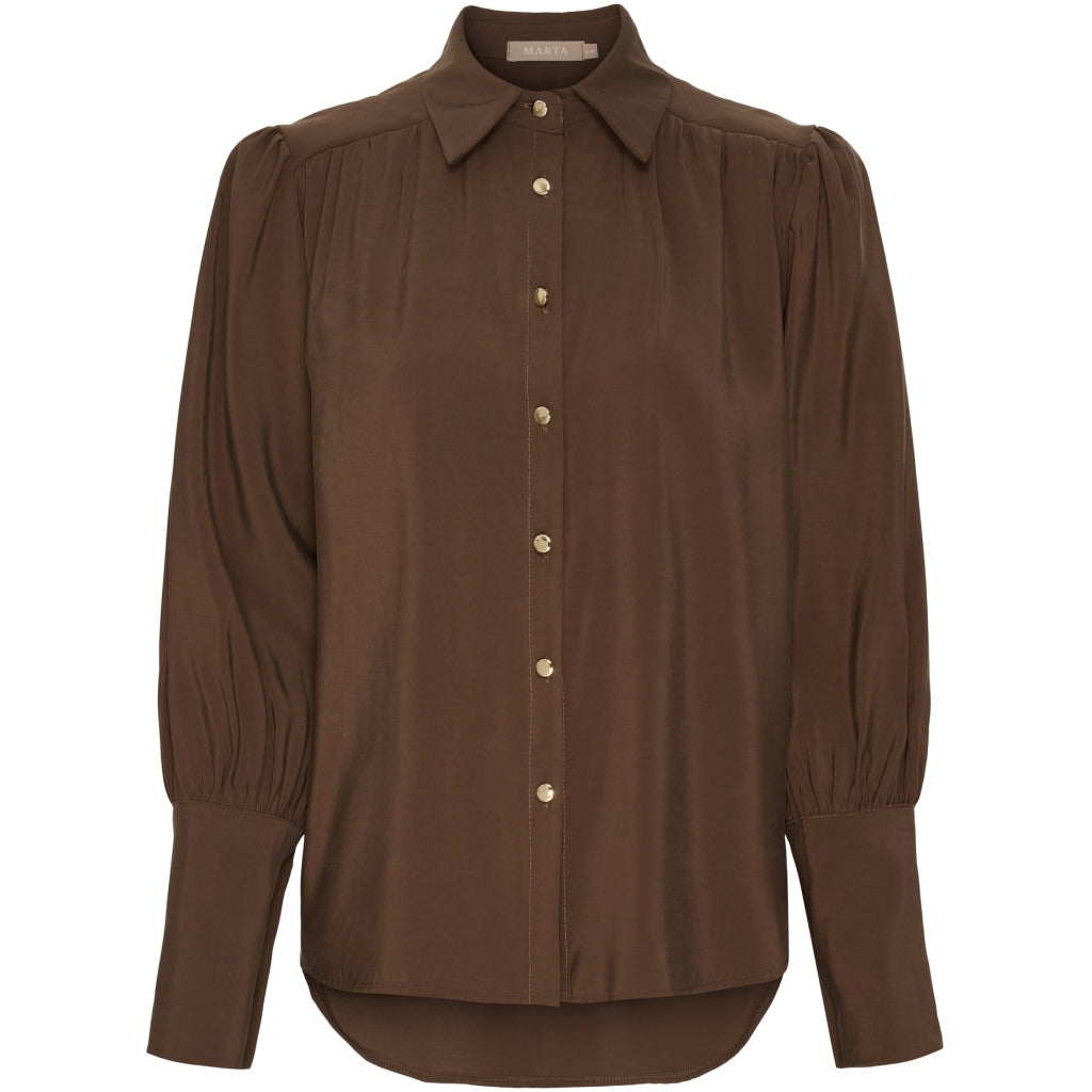 MARTA DU CHATEAU Marta du Chateau dam skjorta MdcRhea 58725 Shirt Moro577