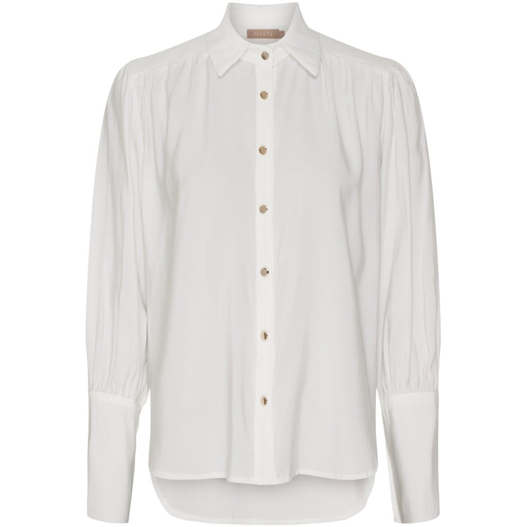 MARTA DU CHATEAU Marta du Chateau dam skjorta MdcRhea 58725 Shirt Offwhite76