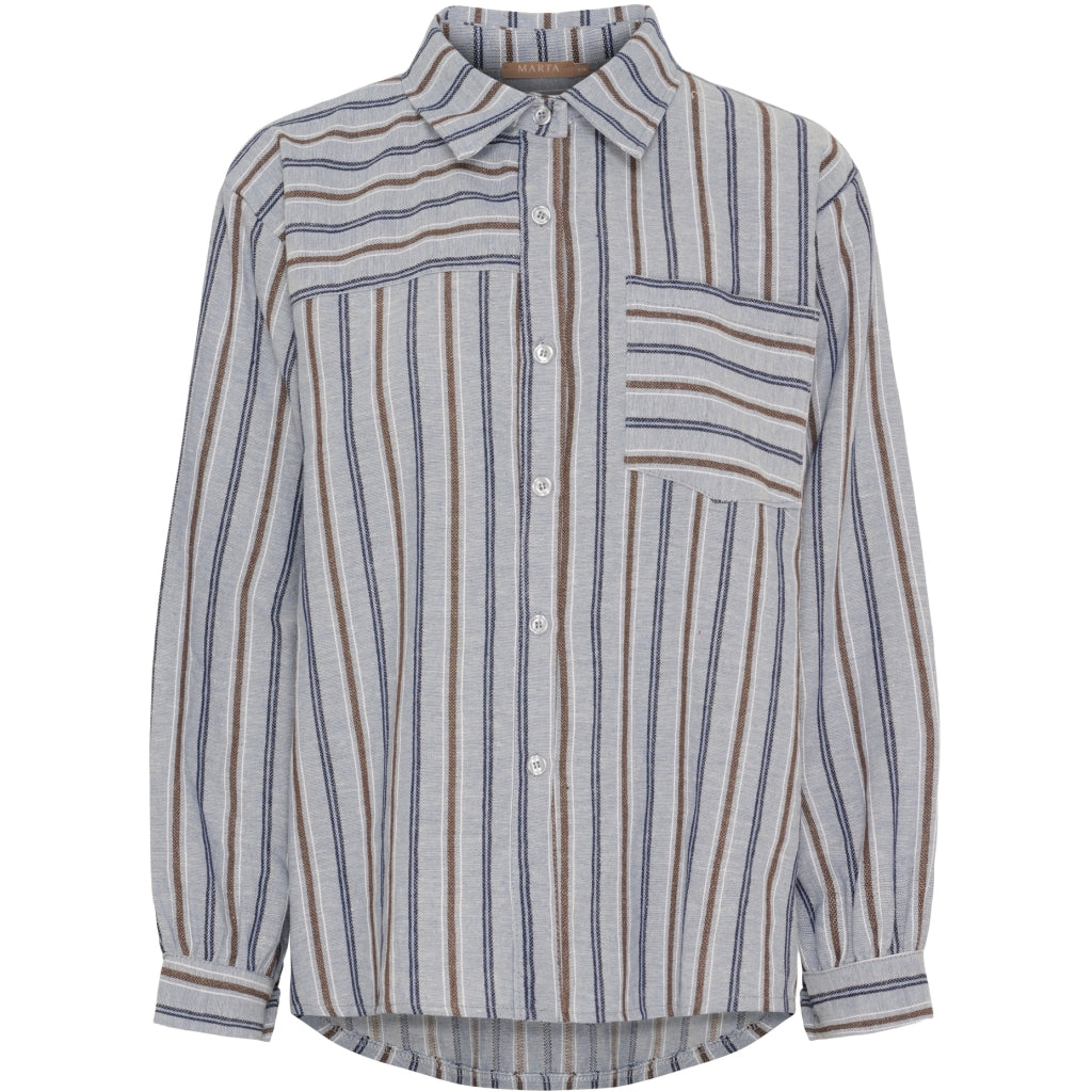 MARTA DU CHATEAU Marta du Chateau dam skjorta MdcRielle 8011 Shirt Jeans6