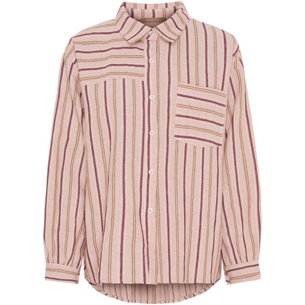 MARTA DU CHATEAU Marta du Chateau dam skjorta MdcRielle 8011 Shirt Pink2