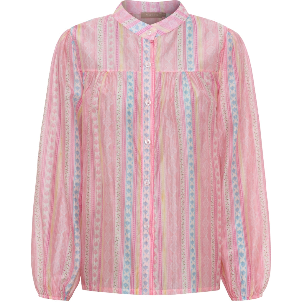 MARTA DU CHATEAU Marta du Chateau dam skjorta MdcSalma 8196 Shirt Rosa8032tpf